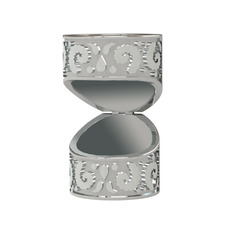 İkili Maha Yüzük - 925 ayar gümüş yüzük #16huqgi