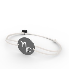 925 ayar siyah rodyum kaplama gümüş bileklik