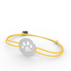 18 ayar beyaz altın bileklik