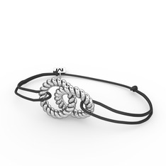 Mira Burgu Bileklik - 18 ayar beyaz altın bileklik #1kztory