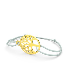 Hayat Ağacı Bileklik - 925 ayar altın kaplama gümüş bileklik #1cz8ez5