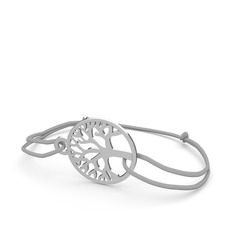 8 ayar beyaz altın bileklik