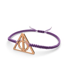 Gize Üçgen Bileklik - 14 ayar rose altın bileklik #13ua6ex