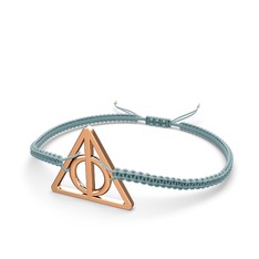 Gize Üçgen Bileklik - 8 ayar rose altın bileklik #1o4rgsc