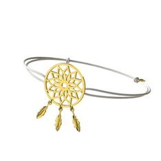 Dreamcatcher Bileklik - 18 ayar altın bileklik #1hoilrd