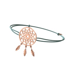 Dreamcatcher Bileklik - 18 ayar rose altın bileklik #gkid5j