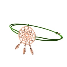 Dreamcatcher Bileklik - 14 ayar rose altın bileklik #uygnug