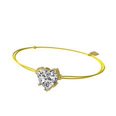 Ena Kalp Bileklik - Swarovski 14 ayar altın bileklik #17zk092