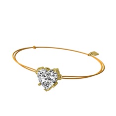 Ena Kalp Bileklik - Swarovski 925 ayar altın kaplama gümüş bileklik #1ewrgpx