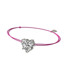 Ena Kalp Bileklik - Swarovski 14 ayar beyaz altın bileklik #1r2o3e6
