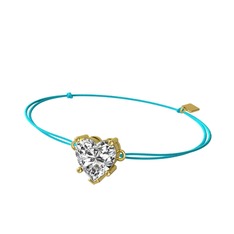 Swarovski 14 ayar altın bileklik