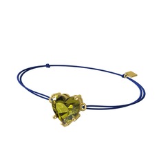 Peridot 14 ayar altın bileklik