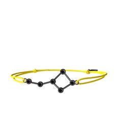 Ursa Major Bileklik - Siyah zirkon 925 ayar siyah rodyum kaplama gümüş bileklik #113cygh