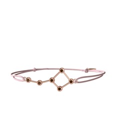Ursa Major Bileklik - Dumanlı kuvars 14 ayar rose altın bileklik #127tnnr