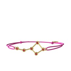Ursa Major Bileklik - Rodolit garnet 18 ayar altın bileklik #135vfw3