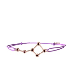 Kök yakut 14 ayar rose altın bileklik