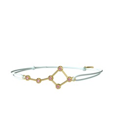 Ursa Major Bileklik - Pembe kuvars 14 ayar altın bileklik #1bcforw