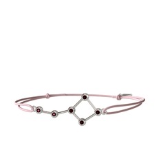 Ursa Major Bileklik - Kök yakut 8 ayar beyaz altın bileklik #1g5ahxe