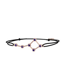 Ursa Major Bileklik - Lab safir 18 ayar rose altın bileklik #1gx08cy