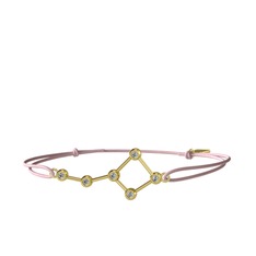 Swarovski 8 ayar altın bileklik