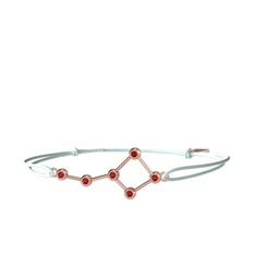 Ursa Major Bileklik - Garnet 8 ayar rose altın bileklik #1m61e6