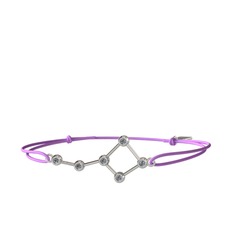 Ursa Major Bileklik - Pırlanta 18 ayar beyaz altın bileklik (0.216 karat) #1mjkycf