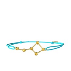 Ursa Major Bileklik - Sitrin 14 ayar altın bileklik #1n4o4du