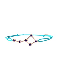 Ursa Major Bileklik - Lab safir 14 ayar rose altın bileklik #1p0f8by