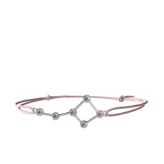 Ursa Major Bileklik - Pırlanta 8 ayar beyaz altın bileklik (0.216 karat) #1pl1uri