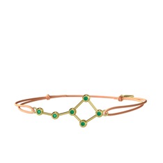 Ursa Major Bileklik - Kök zümrüt 18 ayar altın bileklik #1qch1y2