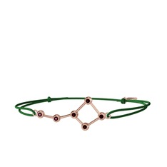 Kök yakut 18 ayar rose altın bileklik