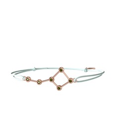Ursa Major Bileklik - Peridot 925 ayar rose altın kaplama gümüş bileklik #1r8nune