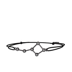 Ursa Major Bileklik - Swarovski 925 ayar siyah rodyum kaplama gümüş bileklik #1ssymrw