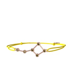 Peridot 18 ayar rose altın bileklik