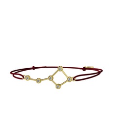 Beyaz zirkon 14 ayar altın bileklik