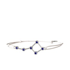 Lab safir 925 ayar gümüş bileklik