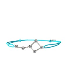 Pırlanta 14 ayar beyaz altın bileklik (0.216 karat)