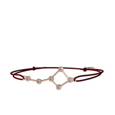 Ursa Major Bileklik - Beyaz zirkon 14 ayar rose altın bileklik #2ls3om