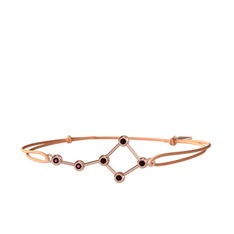 Ursa Major Bileklik - Kök yakut 8 ayar rose altın bileklik #4uq3cj