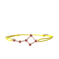 Ursa Major Bileklik - Garnet 8 ayar rose altın bileklik #52crnb