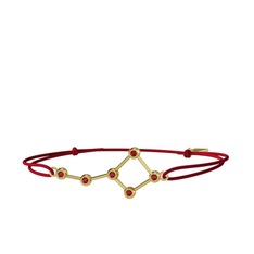 Ursa Major Bileklik - Garnet 925 ayar altın kaplama gümüş bileklik #9in3r9
