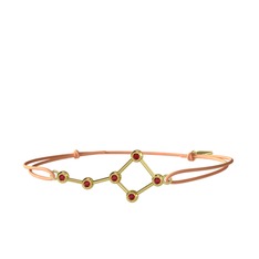 Ursa Major Bileklik - Garnet 8 ayar altın bileklik #9mxa1x