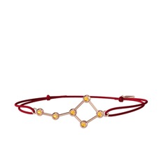 Ursa Major Bileklik - Sitrin 14 ayar rose altın bileklik #abgjt8