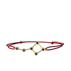 Ursa Major Bileklik - Lab safir 14 ayar altın bileklik #c5c8sw