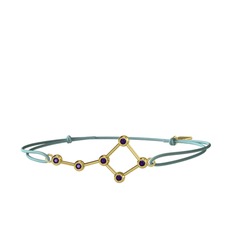 Ursa Major Bileklik - Ametist 18 ayar altın bileklik #c7pdsp