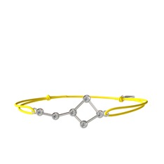 Swarovski 14 ayar beyaz altın bileklik