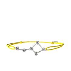 Ursa Major Bileklik - Pırlanta 8 ayar beyaz altın bileklik (0.216 karat) #dgqutn