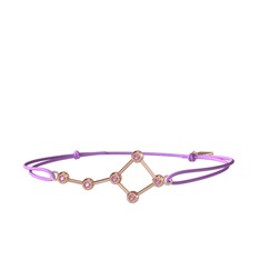 Ursa Major Bileklik - Pembe kuvars 8 ayar rose altın bileklik #f1lxvz
