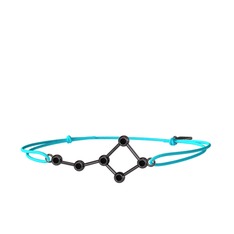 Ursa Major Bileklik - Siyah zirkon 925 ayar siyah rodyum kaplama gümüş bileklik #gqloyh