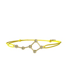 Ursa Major Bileklik - Beyaz zirkon 18 ayar altın bileklik #gz1bry